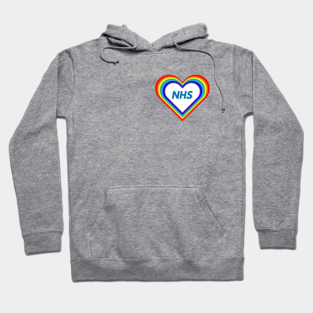 NHS Rainbow heart Nhs Hoodie TeePublic
